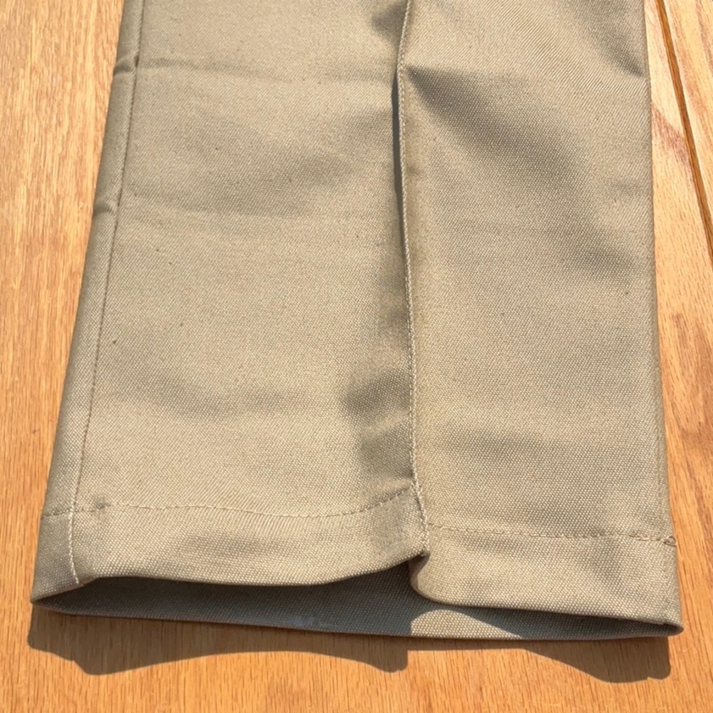 NWT Vintage Sears Pull ON stitch khaki denim jeans 10 petite Made in USA - Picture 7 of 10